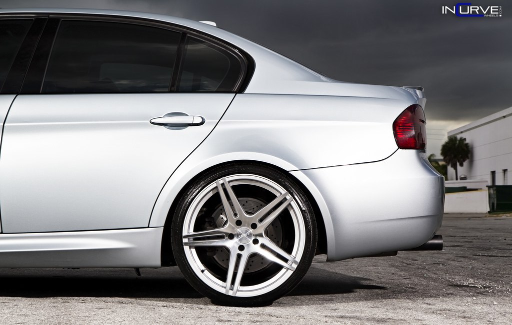 Incurve Wheels IC-S5 Silver on BMW M3 E90